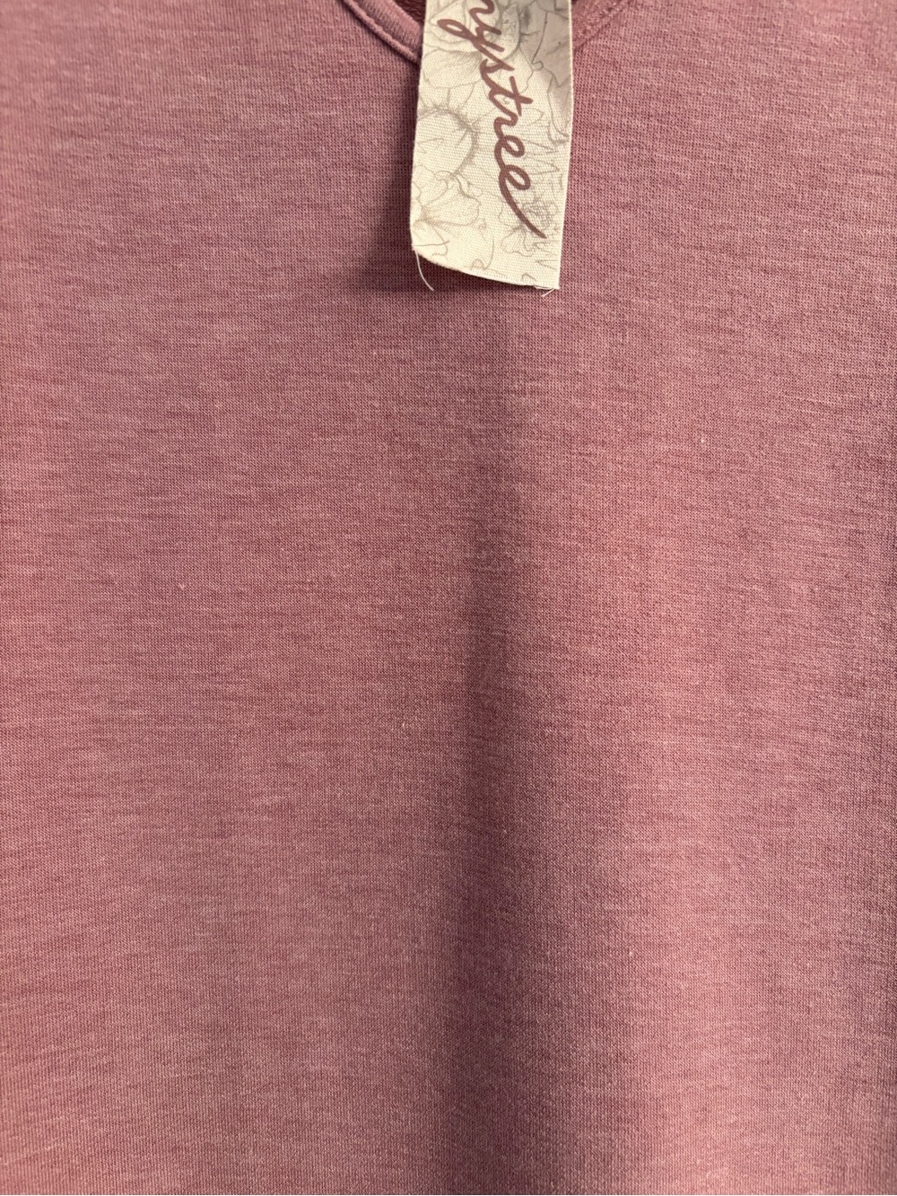 Mystree Women’s Sleeveless V-Neck Tank Top - Mauve Pink - Picture 3 of 5